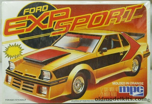 MPC 1/25 Ford EXP Sport, 1-0835 plastic model kit